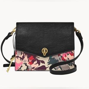 Fossil Stevie Small Floral Crossbody-New W/out Tags!